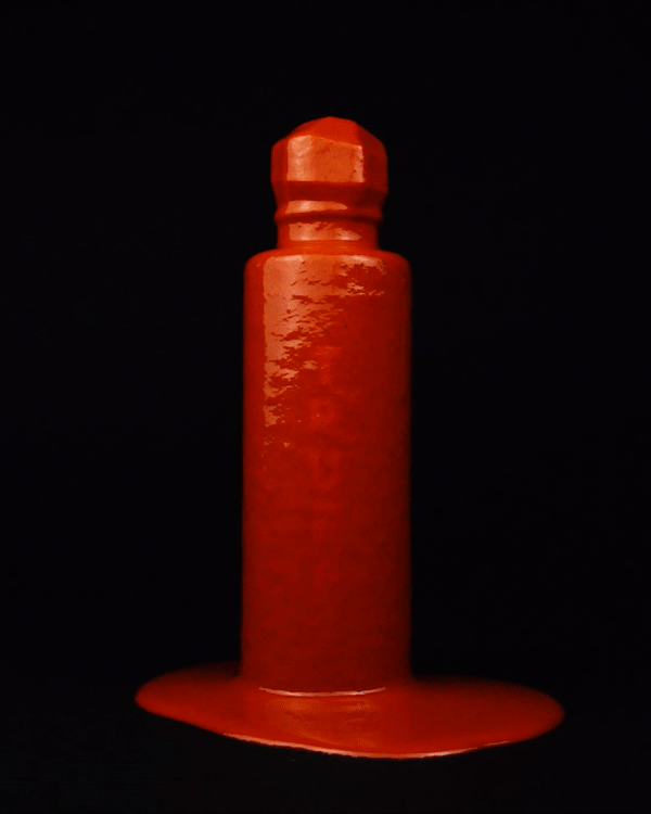 Animated gif of Hotter Sauce being poured